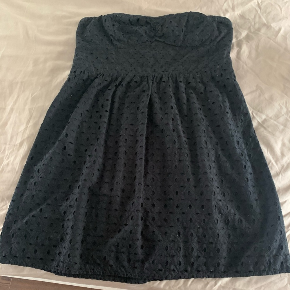 American Eagle women’s black strapless dress sz 12